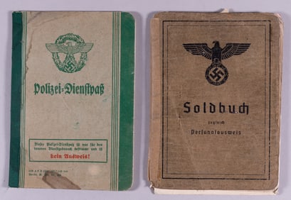WWII GERMAN SOLDBUCH ERICH GROSSE UKRAINE