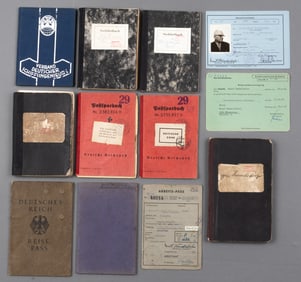 WWII GERMAN SHIP ENGINEERS' LOG BOOKS