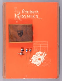 WWII CZECH NATIONALIST INSIGNIA AND FAMILY CHRONICLE