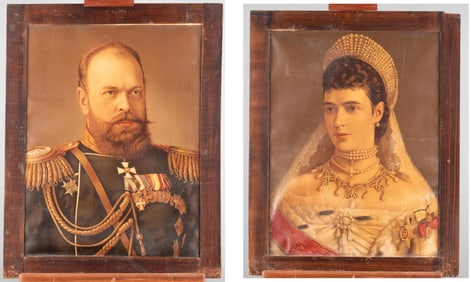 TSAR ALEXANDER III EMPEROR OF RUSSIA & EMPRESS MARIA FEDOROVNA