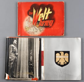 3 NAZI GERMAN CIGARETTE CARD ALBUMS