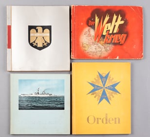 4 GERMAN THIRD REICH CIGARETTE CARD ALBUMS