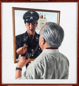 HAND-PAINTED SS PORTRAIT