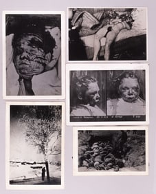 5 PHOTOGRAPHS OF NAZI ATROCITIES