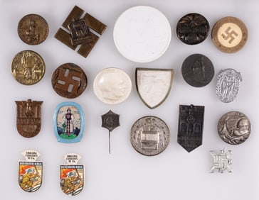 20 WWII GERMAN TINNIES