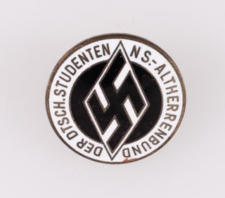 NATIONAL SOCIALIST ASSOCIATION OF GERMAN STUDENTS BADGE