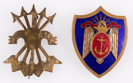 FRANCOIST SPAIN FALANGE NAVAL AIR FORCE BADGE