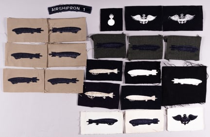 20 WWII AMERICAN AIRSHIP PATCHES