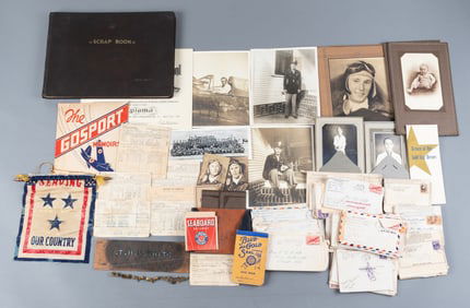 WWII 118TH TACTICAL RECONNAISSANCE SQUADRON IDENTIFIED PILOT WINGS