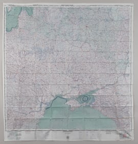 UNITED NATIONS BLOOD CHIT W/ 2 SILK ESCAPE MAP