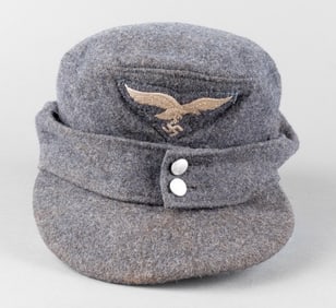 WWII GERMAN M43 LUFTWAFFE FIELD CAP