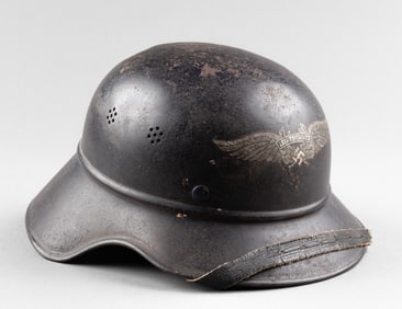 GERMAN AIR RAID PROTECTION LUFTSCHUTZ HELMET