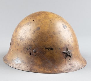WWII IMPERIAL JAPANESE YOUTH PARAMILITARY TYPE 90 HELMET
