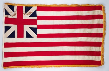 8 AMERICAN AND BRITISH FLAGS