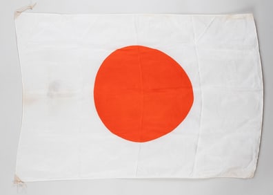 WWII IMPERIAL JAPANESE SILK FLAG