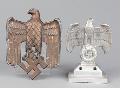 2 WWII NAZI EAGLE DISPLAYS