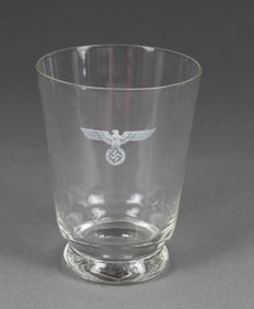 WWII GERMAN REICHSADLER EAGLE SCHNAPPS GLASS