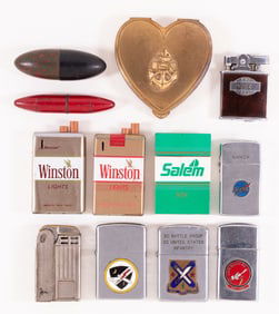 11 VINTAGE US KEEPSAKE LIGHTERS
