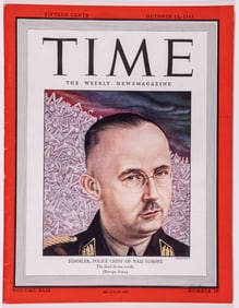 1943 HEINRICH HIMMLER TIME MAGAZINE