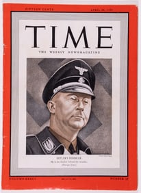 1939 HEINRICH HIMMLER TIME MAGAZINE