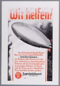 ZEPPELIN LZ 129 HINDENBURG POSTER
