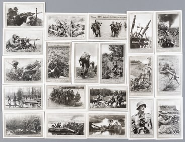 20 WWII GERMAN INFANTRY POSTCARDS