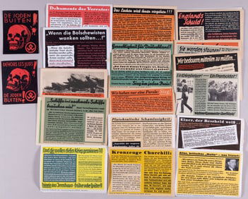 27 WWII GERMAN PAROLE DER WOCHE PROPAGANDA WALL NEWSPAPERS