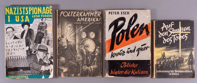 4 WWII GERMAN PROPAGANDA BOOKS
