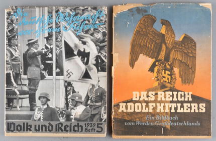 2 WWII NAZI PROPAGANDA BOOKS