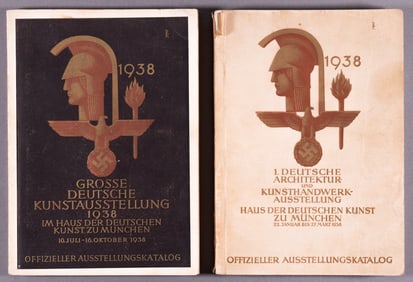 2 GREAT GERMAN ART + ARCHITECTURE EXHIBITION CATALOGS 1938