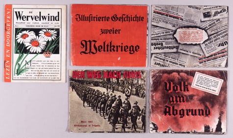 5 ANTI-AXIS PROPAGANDA BOOKLETS