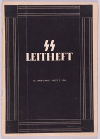 WWII GERMAN SS-LEITHEFT CROATIAN SS REGIMENT
