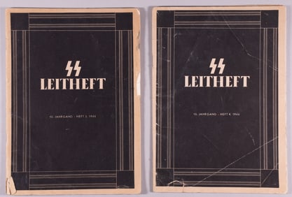 2 WWII GERMAN SS-LEITHEFTS
