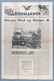 WWII NORWEGIAN WAFFEN-SS NEWSPAPER HIRDMANNEN