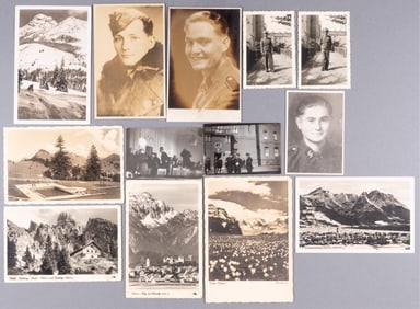 WAFFEN-SS PHOTOGRAPHS + POSTCARDS