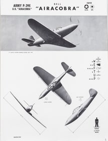 15 US NAVAL AVIATION BRITISH & AMERICAN PLANE RECOGNITION POSTERS