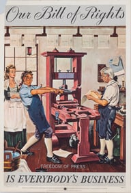 3 WWII AMERICAN POSTERS
