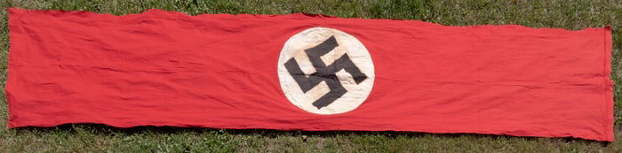 GERMAN NSDAP HOMEMADE PARTY BANNER