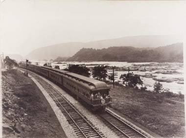 EXTRA LARGE BALTIMORE & OHIO RAILROAD PHOTOGRAPH