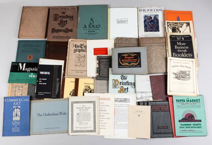 COLLECTION OF GRAPHIC AND TYPOGRAPHY DESIGN BOOKS
