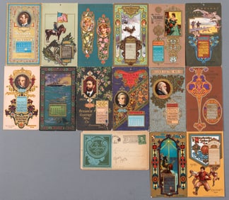 25 STROBRIDGE LITHO CO. CALENDAR CARDS [1902, 1903, 1904]