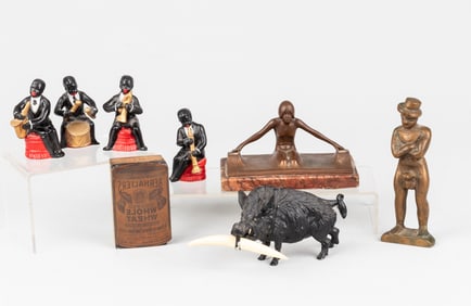 7 VINTAGE AMERICANA FIGURINES