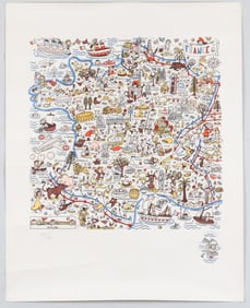 ANIMATED MAP OF FRANCE JEAN EFFEL