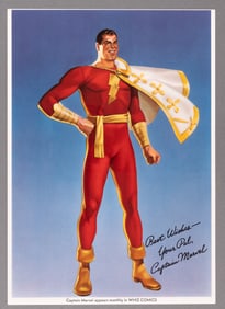 CAPTAIN MARVEL 1941 WHIZ COMICS PREMIUM PINUP