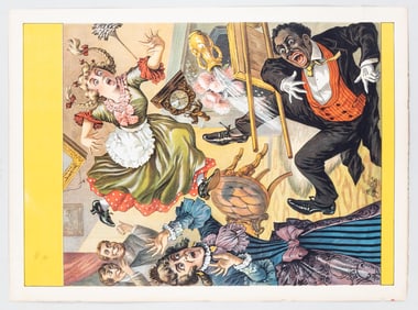 VINTAGE ENQUIRER PRINTING CO. THEATER STOCK POSTER