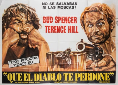2 ACTION MOVIE POSTERS IN SPANISH