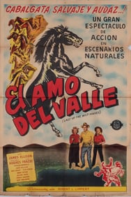 LAST OF THE WILD HORSES MOVIE POSTER IN SPANISH