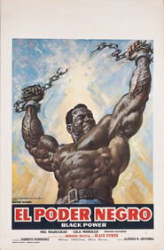 BLACK POWER [EL PODER NEGRO] SPANISH MOVIE POSTER