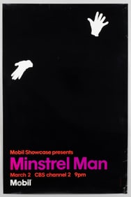 VINTAGE MINSTREL MAN MOBIL MOVIE POSTER