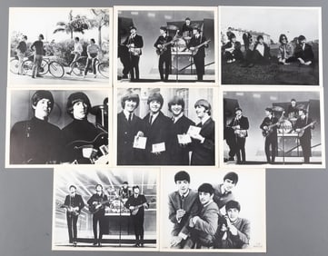 7 BEATLES LARGE PHOTOGRAPHS